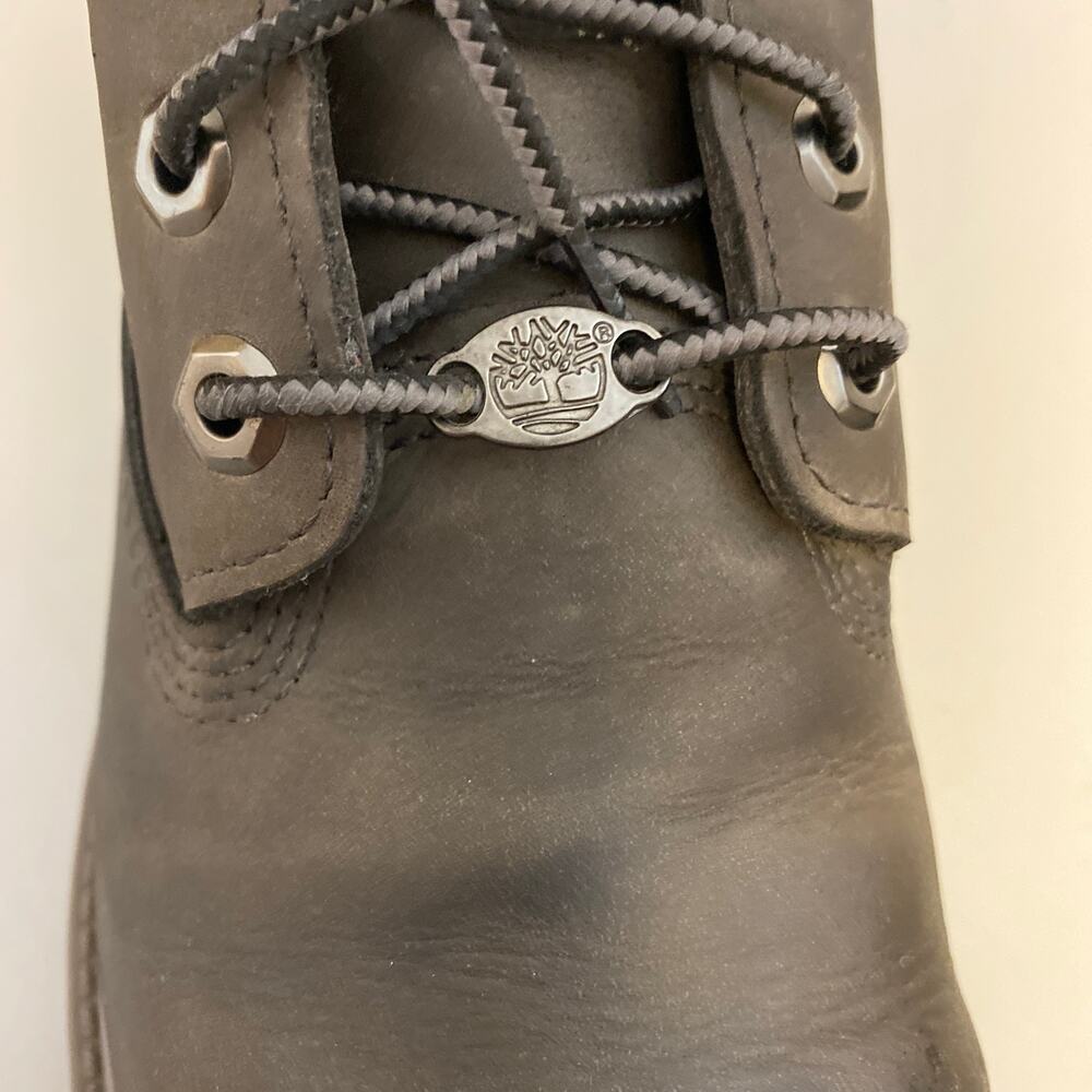 Timberland Premium Leather 6-Inch Waterproof Boots Gray Primaloft 200 Gram - Picture 8 of 14